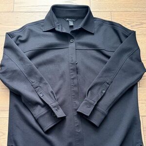 Like New Black Athleta Shirt Jacket